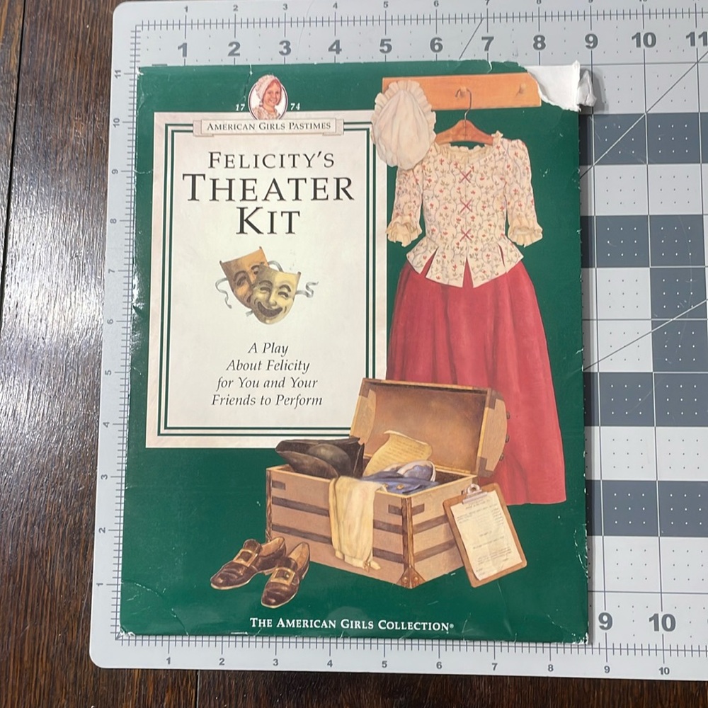 Felicity's Theater Kit (partial contents), American Girl Collection, c1994